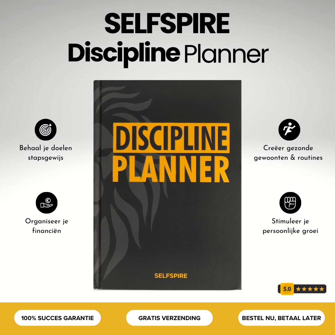 Discipline Planner Selfspire® DisciplinePlanner - De meest complete planner! – selfspire